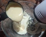 A picture of step 2 of Valentine cake.