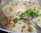 A picture of step 5 of Tomato Upma.