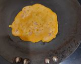 A picture of step 4 of Sandwich with Cheese Spread and Besan Chilla.