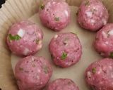 Une image de l'étape 4 de Boulettes à la sauce tomates pré-cuites au airfryer.