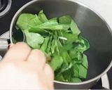 A picture of step 4 of Palak soup for babies|Spinach soup for 8+months babies.