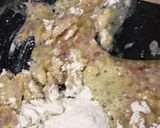 A picture of step 2 of Bow Tie Italian Pasta (white Sauce).