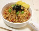 鮭魚黃金炒飯的食譜步驟7照片