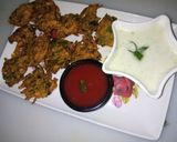 A picture of step 4 of Mix Vegetable Pakory.