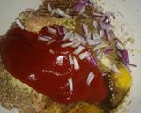 A picture of step 1 of Crockpot Meatloaf.