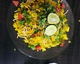 A picture of step 3 of Steam veggies poha.