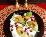 A picture of step 12 of Vrat ke Dahi Vade.