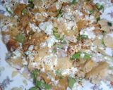 A picture of step 6 of Samosa Chaat.