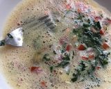 Foto del paso 1 de la receta: Tortilla saludable con pimiento y espinaca