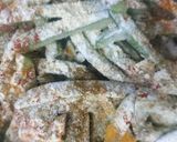 A picture of step 2 of Gourd fries.