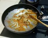 รูปขั้นตอนการทำที่ 3 ของ ข้าวผัดเขียวหวานปลาสลิดฟู