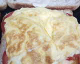 Foto del paso 6 de la receta: Sandwich Integral de Tortilla de Queso con Tomate y Mayonesa de Yakiniku