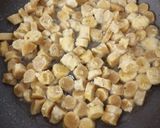 A picture of step 6 of Rajasthani gatta pulav.