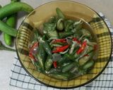 Foto langkah ke 9 dari resep Tumis Terong Ijo Teri Pedas#PR_olahanterong.