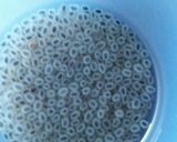 Foto langkah ke 3 dari resep Es jelly kelapa selasih.
