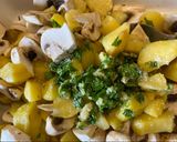 Foto del paso 3 de la receta: Patatas al horno con champiñones