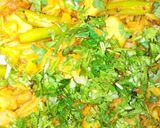 A picture of step 5 of Alu fry 😋.