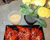 A picture of step 6 of Richeese Fire Wings with Cheese Sauce.