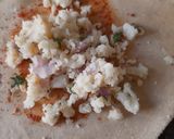 A picture of step 5 of Dhaba style aaloo parantha.