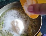 A picture of step 3 of Suji coconut balls.