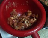 Foto del paso 1 de la receta Garbanzos con carne de cochino (Ropavieja de cochino)