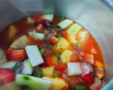 A picture of step 2 of Beetroot and Mixed Vegetables Stew.