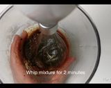 A picture of step 2 of Dalgona Coffee with Sunny Side Up.