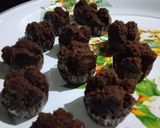 Foto langkah ke 9 dari resep Brownies Kukus Mekar 1 Telur Tanpa Mixer.