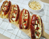 Foto del paso 3 de la receta: Brioche con pulled pork, queso brie y mermelada de tomate