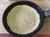 Tarta de queso con sartén