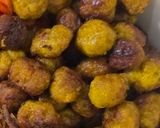 صورة لخطوة 1 من وصفة الأرز بالجزر وكرات اللحم