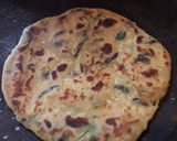 A picture of step 3 of Methi thepla.