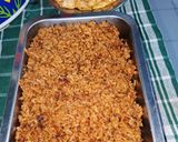 Foto langkah ke 3 dari resep Nasi goreng telor dadar.