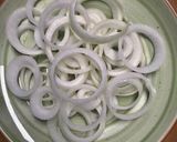 Foto del paso 19 de la receta: Cena norteamericana: Hamburguesas caseras con aros de cebolla y salsa barbacoa