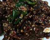 Foto langkah ke 5 dari resep Sawi Gulung Dendeng Rusa.