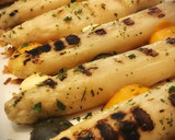 Foto del paso 9 de la receta: Espárragos blancos a la plancha a las tres salsas