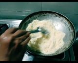 A picture of step 1 of Delicious tasty tricolour ladoo.
