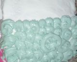 A picture of step 12 of Flag cake without oven.