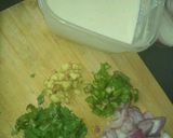 A picture of step 2 of Majjiga Pulusu (Butter milk Stew).