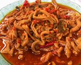 Foto langkah ke 4 dari resep Usus Ayam Pedas ala Warteg.