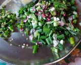 পেঁয়াজ শাক বেগুন দিয়ে ভাজা (Peyaj shak begun diye bhaja recipe in benagli) রেসিপির ধাপ 1 ছবি