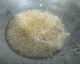 A picture of step 1 of Corn pulao.