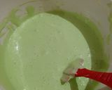 Foto langkah ke 6 dari resep Cake pandan toping almond slice.