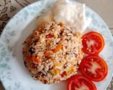 Foto langkah ke 6 dari resep Nasi Tomat Rumput Laut 😍😍😍.