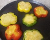 A picture of step 5 of Capsicum vada chaat.
