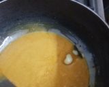 A picture of step 3 of Peanut honey comb Brittle.