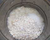 A picture of step 1 of Oats Banana French Crepes (pan cake).