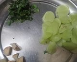 A picture of step 1 of Amla juice.