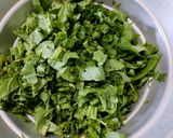 A picture of step 1 of Palak, Veggies Dry Curry.