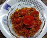 वेजिटेबल टमाटर पुलाव (vegetable tamatar pulao recipe in Hindi) रेसिपी चरण 4 फोटो